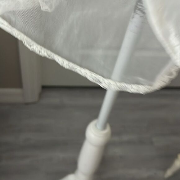 Vintage Sheer White Blouse - Picture 8 of 9